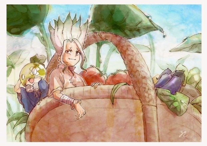 《Dr. Stone 石纪元》原画松井瑠生绘图合集公开